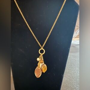 Lia Sophia Gold Pendant Necklace
